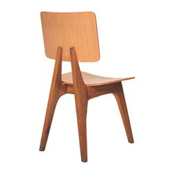 Rustic Wood Chair Angle 2