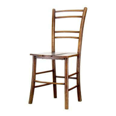 Rustic Stained Wood Chair