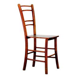 Rustic Wood Chair Angle 3